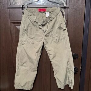 Levi's Khaki Cargo Pants - slight looks like bleach spots- see photos.